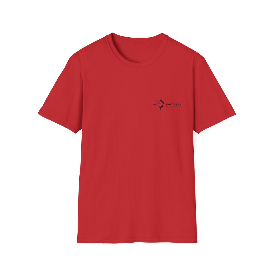 Patriotic Fish Graphic Unisex T-Shirt, July 4th Tee, American Pride Shirt, Casual Summer Top, Gift for Fishermen - Get Tight Gear