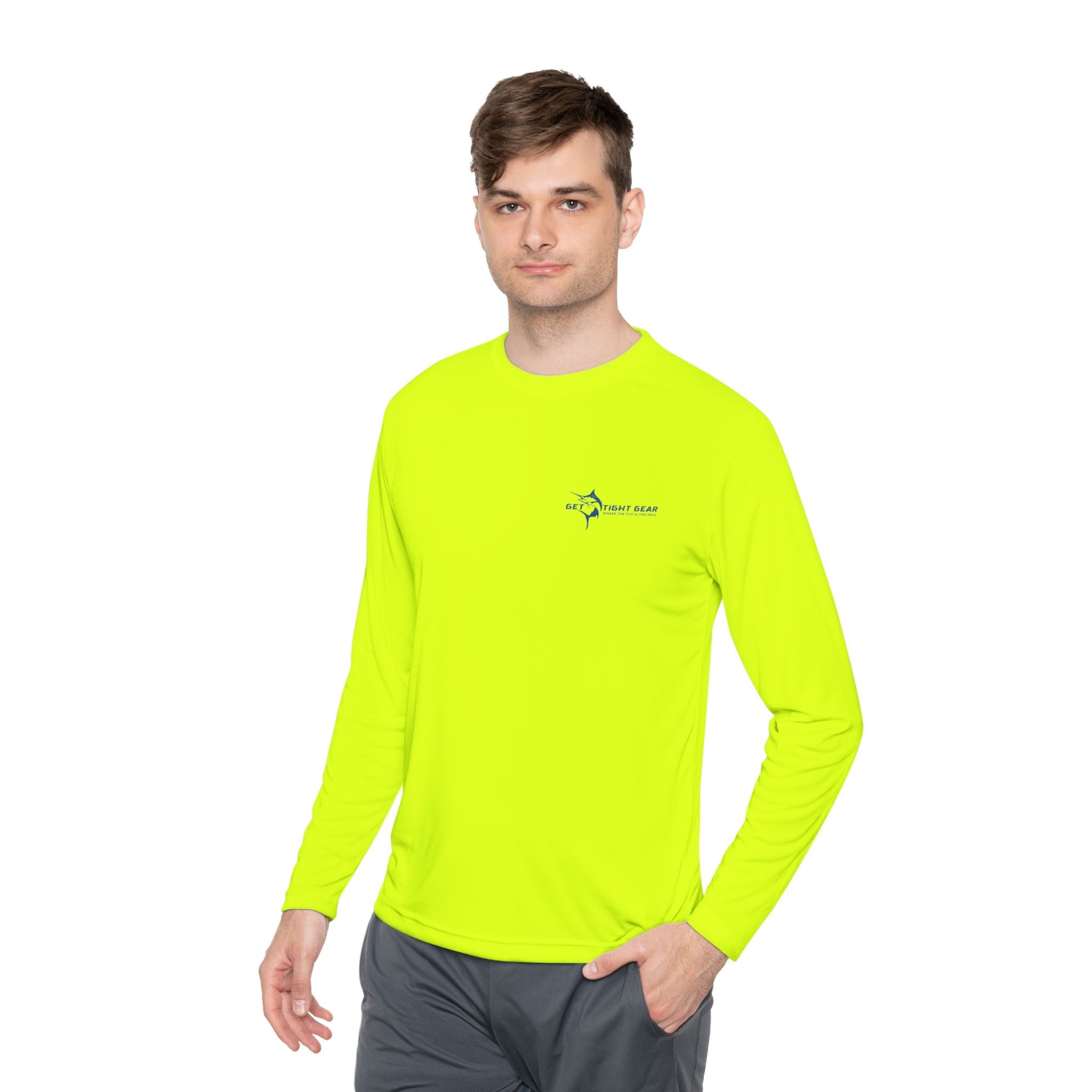 Patriotic Fishing Long Sleeve Tee, Perfect for Anglers, Summer Wear, Father's Day Gift, Outdoor Adventure Shirt - Get Tight Gear