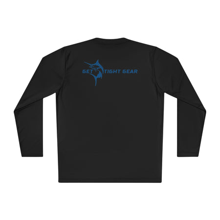 Patriotic Fishing Long Sleeve Tee - Unisex Tee for Outdoor Adventures, Fishing Gear, Vacation Wear, Independence Day Gift, Casual Comfort - Get Tight Gear