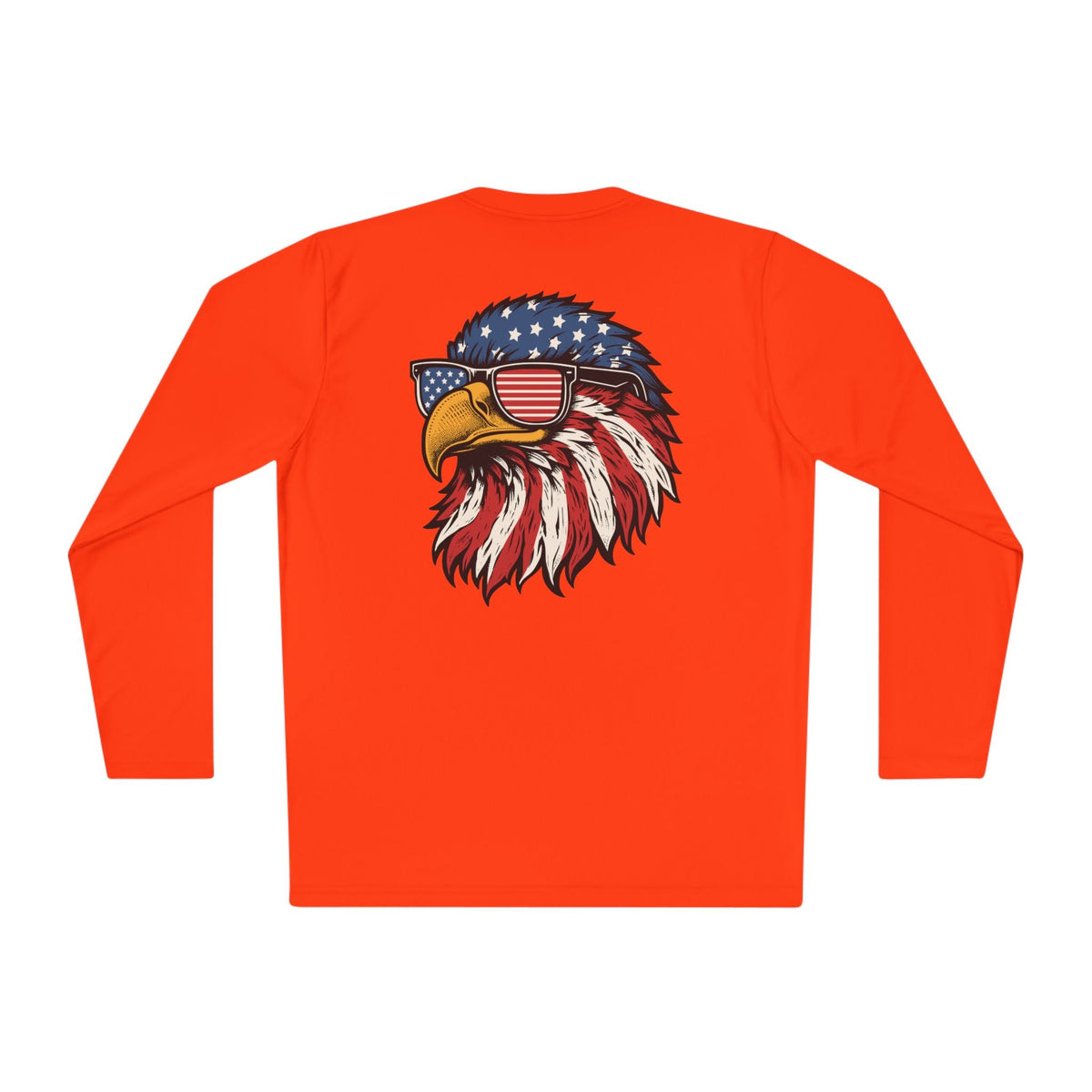 Patriotic Fishing Long Sleeve Tee - Unisex Tee for Outdoor Adventures, Fishing Gear, Vacation Wear, Independence Day Gift, Casual Comfort - Get Tight Gear