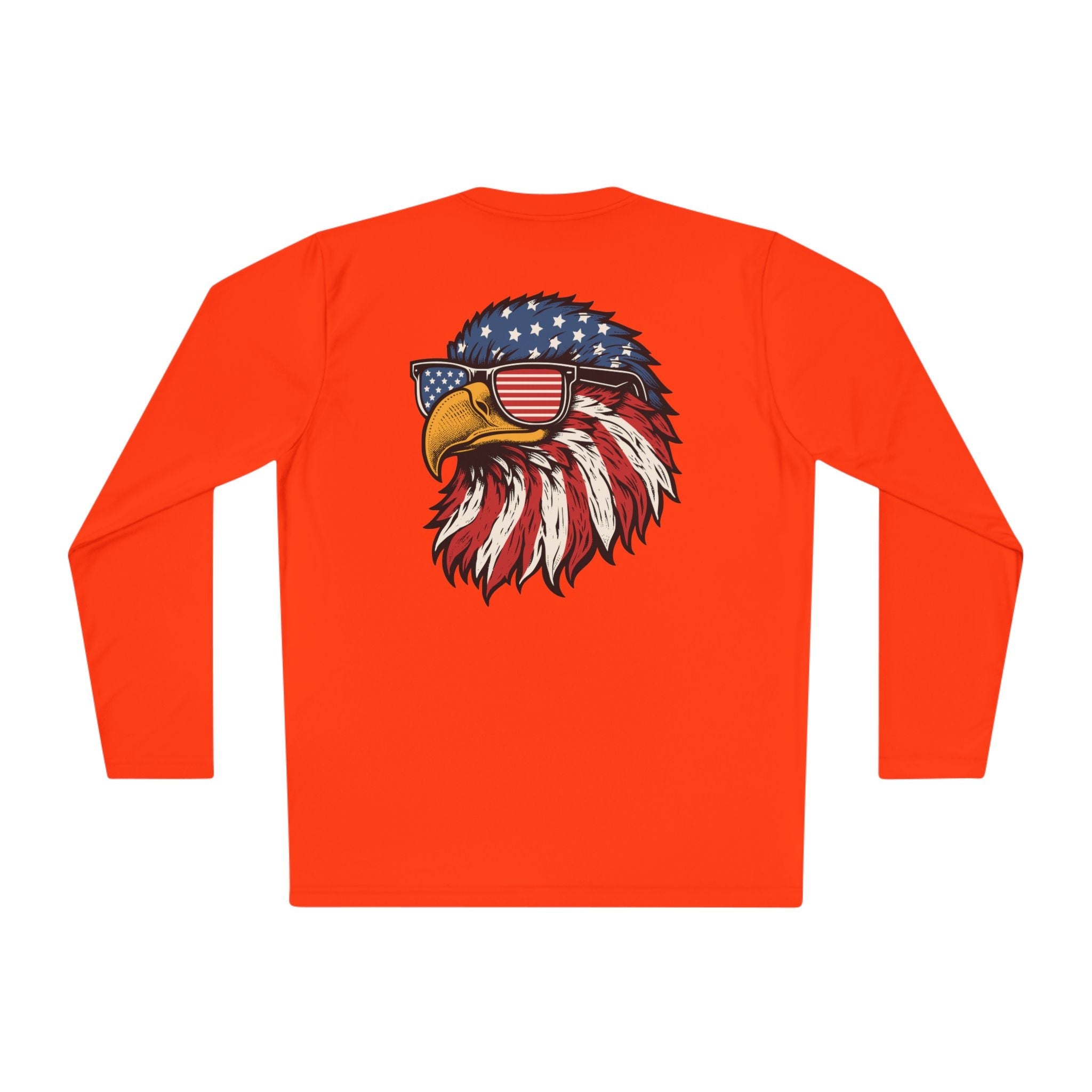 Patriotic Fishing Long Sleeve Tee - Unisex Tee for Outdoor Adventures, Fishing Gear, Vacation Wear, Independence Day Gift, Casual Comfort - Get Tight Gear