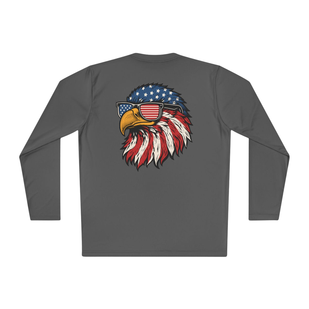 Patriotic Fishing Long Sleeve Tee - Unisex Tee for Outdoor Adventures, Fishing Gear, Vacation Wear, Independence Day Gift, Casual Comfort - Get Tight Gear