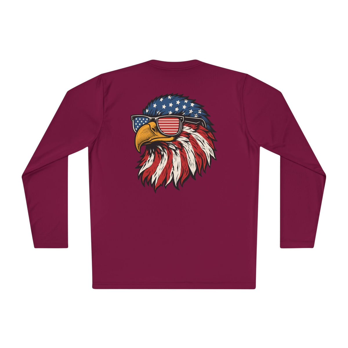 Patriotic Fishing Long Sleeve Tee - Unisex Tee for Outdoor Adventures, Fishing Gear, Vacation Wear, Independence Day Gift, Casual Comfort - Get Tight Gear