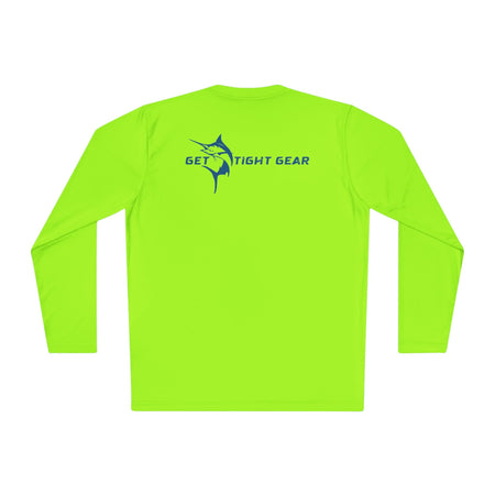 Patriotic Fishing Long Sleeve Tee - Unisex Tee for Outdoor Adventures, Fishing Gear, Vacation Wear, Independence Day Gift, Casual Comfort - Get Tight Gear