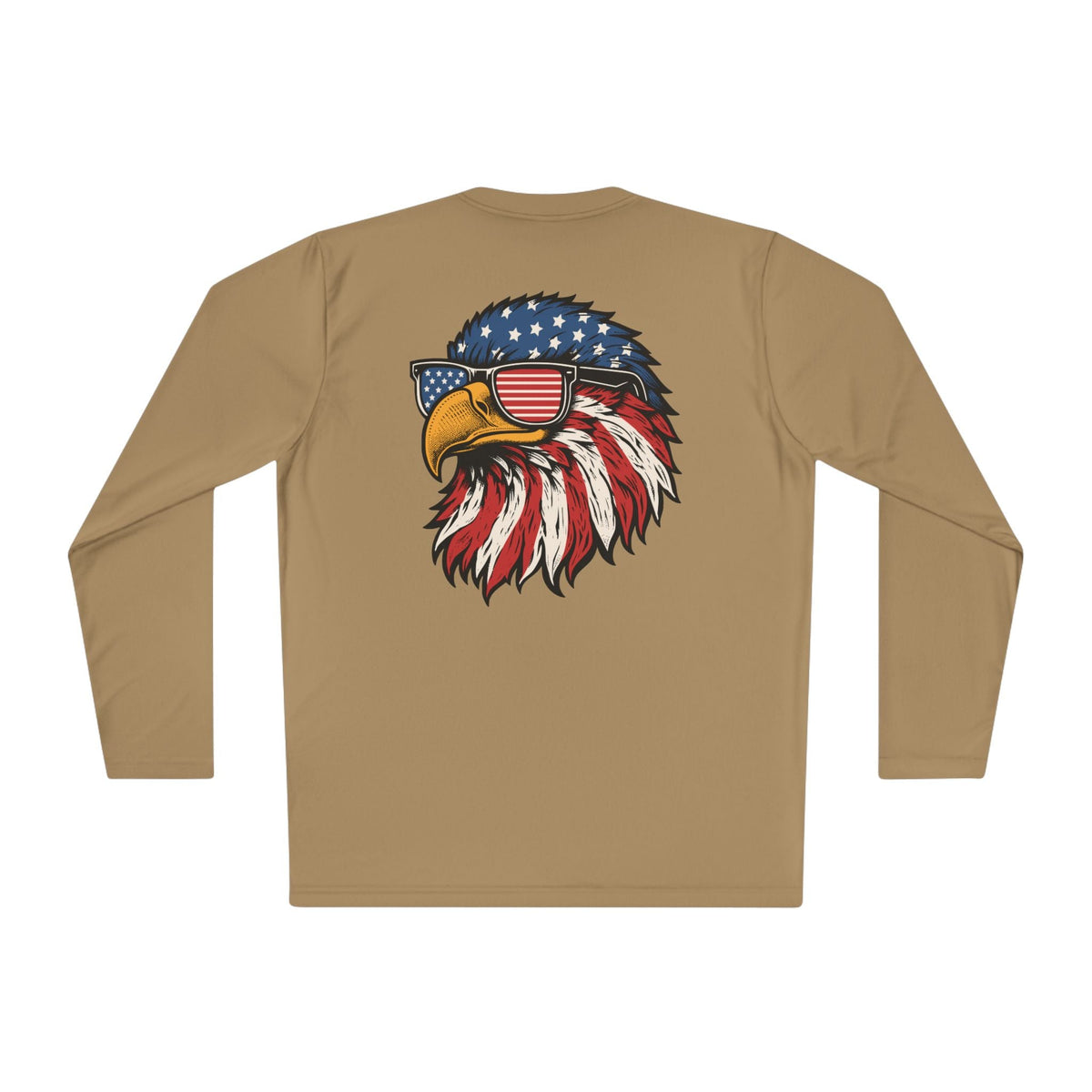 Patriotic Fishing Long Sleeve Tee - Unisex Tee for Outdoor Adventures, Fishing Gear, Vacation Wear, Independence Day Gift, Casual Comfort - Get Tight Gear