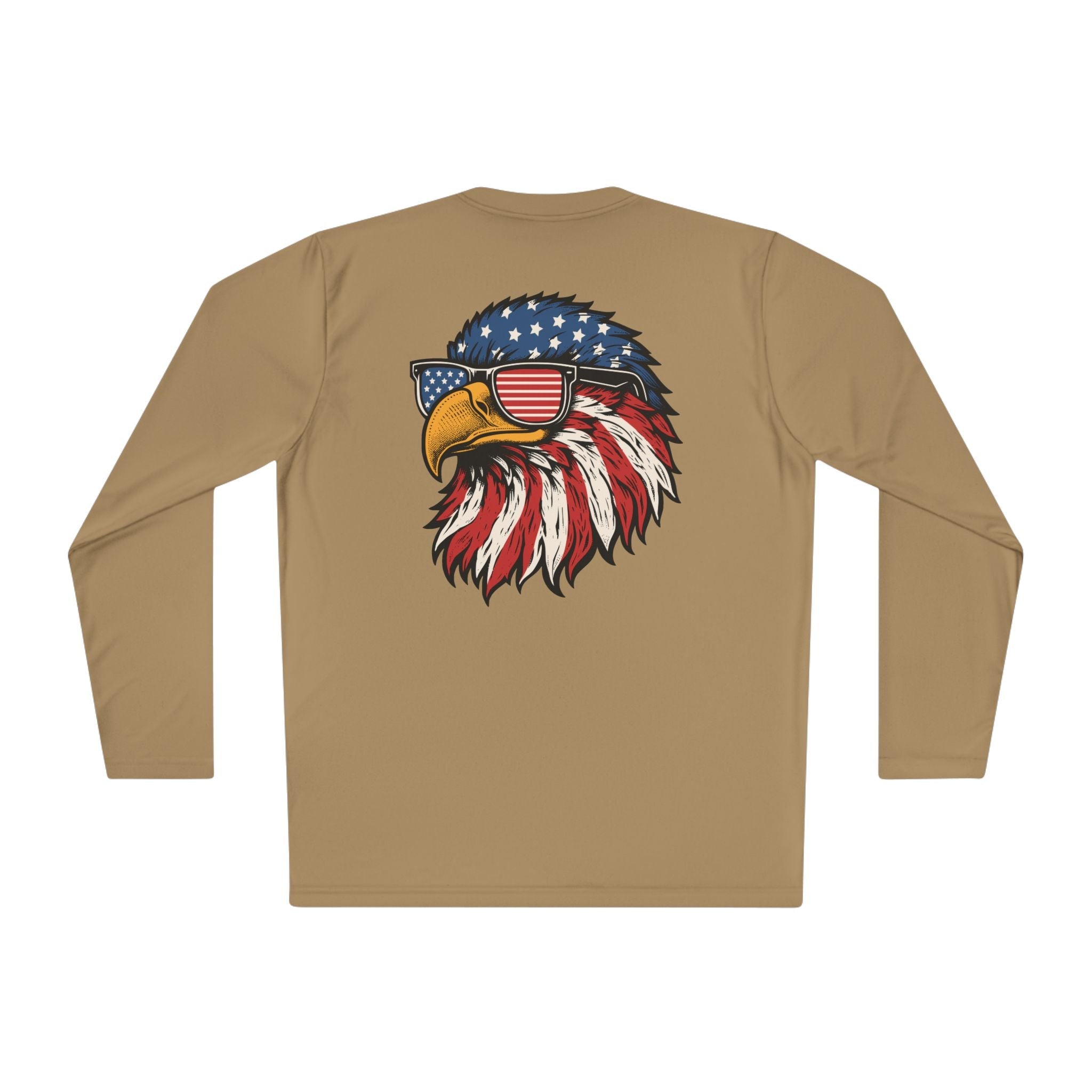 Patriotic Fishing Long Sleeve Tee - Unisex Tee for Outdoor Adventures, Fishing Gear, Vacation Wear, Independence Day Gift, Casual Comfort - Get Tight Gear