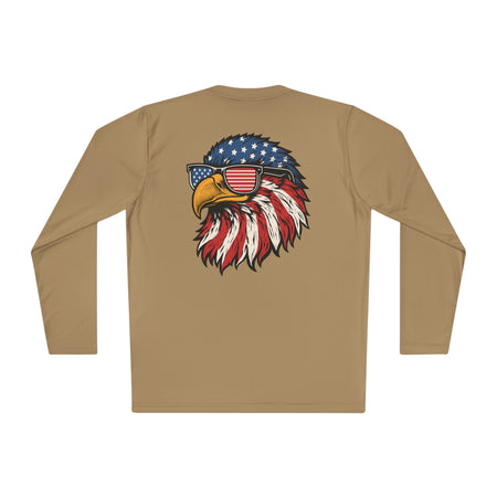 Patriotic Fishing Long Sleeve Tee - Unisex Tee for Outdoor Adventures, Fishing Gear, Vacation Wear, Independence Day Gift, Casual Comfort - Get Tight Gear