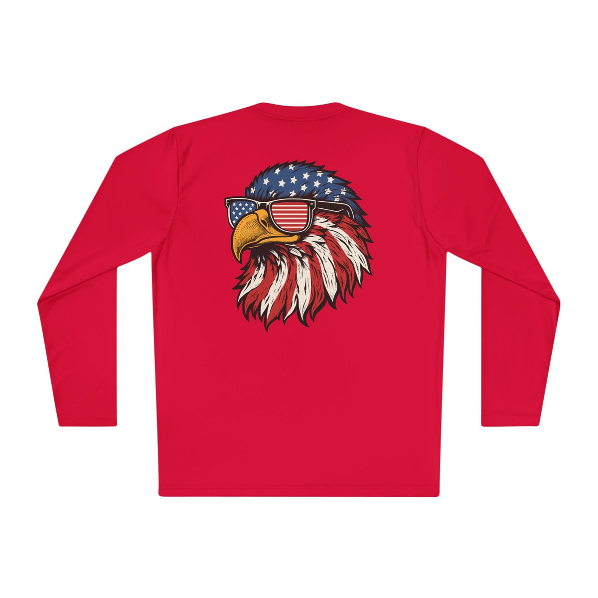 Patriotic Fishing Long Sleeve Tee - Unisex Tee for Outdoor Adventures, Fishing Gear, Vacation Wear, Independence Day Gift, Casual Comfort - Get Tight Gear