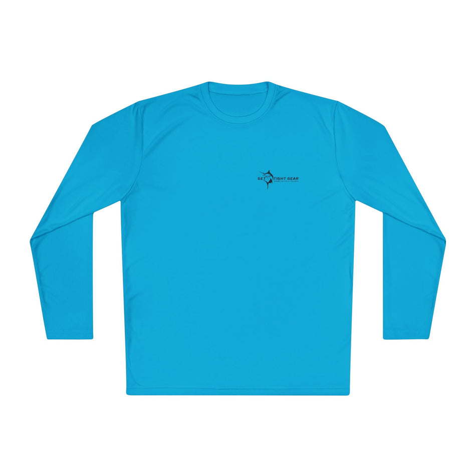 Patriotic Fishing Long Sleeve Tee - Unisex Tee for Outdoor Adventures, Fishing Gear, Vacation Wear, Independence Day Gift, Casual Comfort - Get Tight Gear