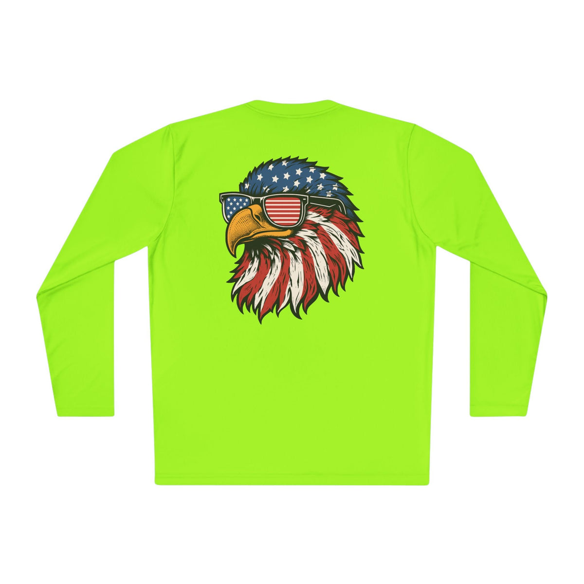 Patriotic Fishing Long Sleeve Tee - Unisex Tee for Outdoor Adventures, Fishing Gear, Vacation Wear, Independence Day Gift, Casual Comfort - Get Tight Gear
