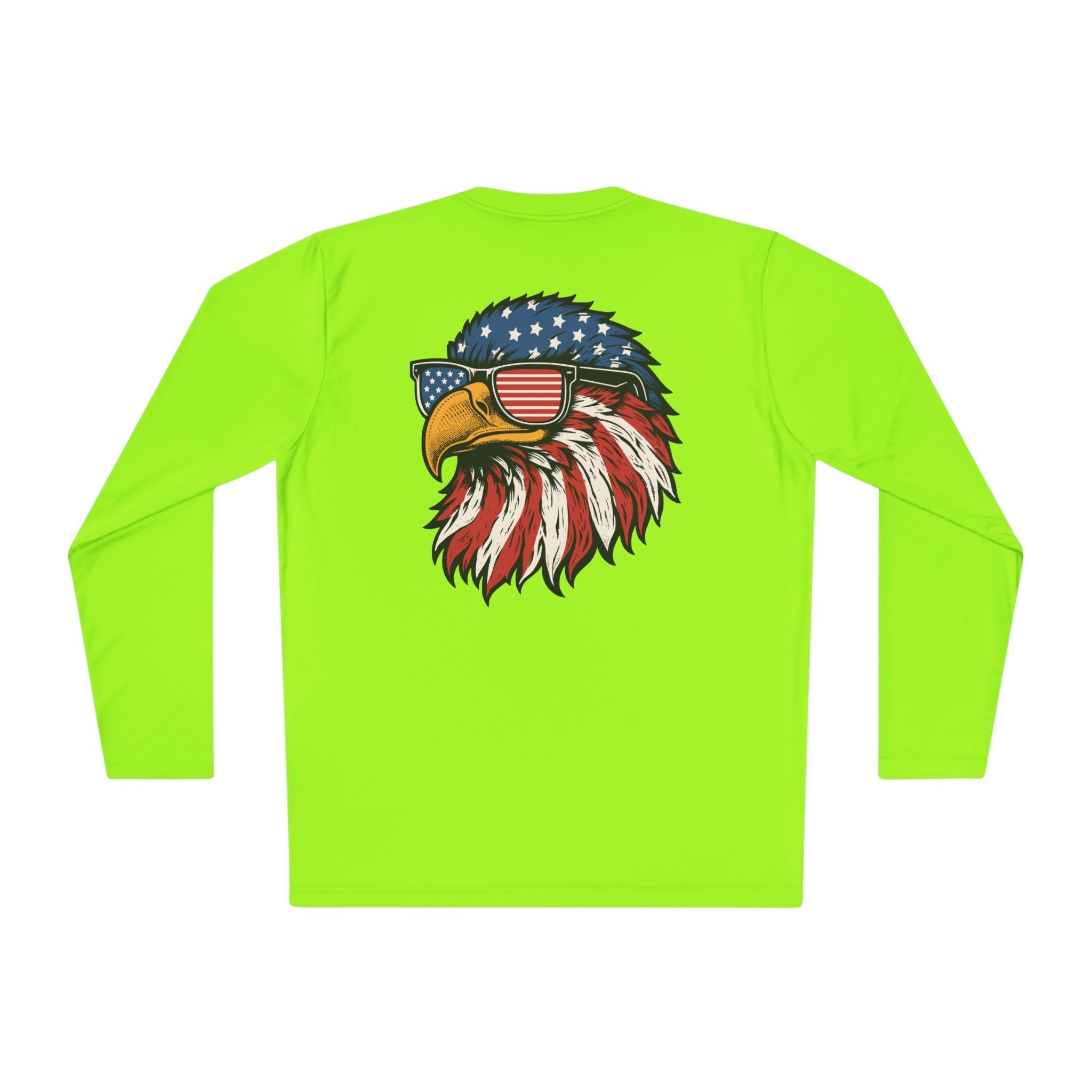 Patriotic Fishing Long Sleeve Tee - Unisex Tee for Outdoor Adventures, Fishing Gear, Vacation Wear, Independence Day Gift, Casual Comfort - Get Tight Gear
