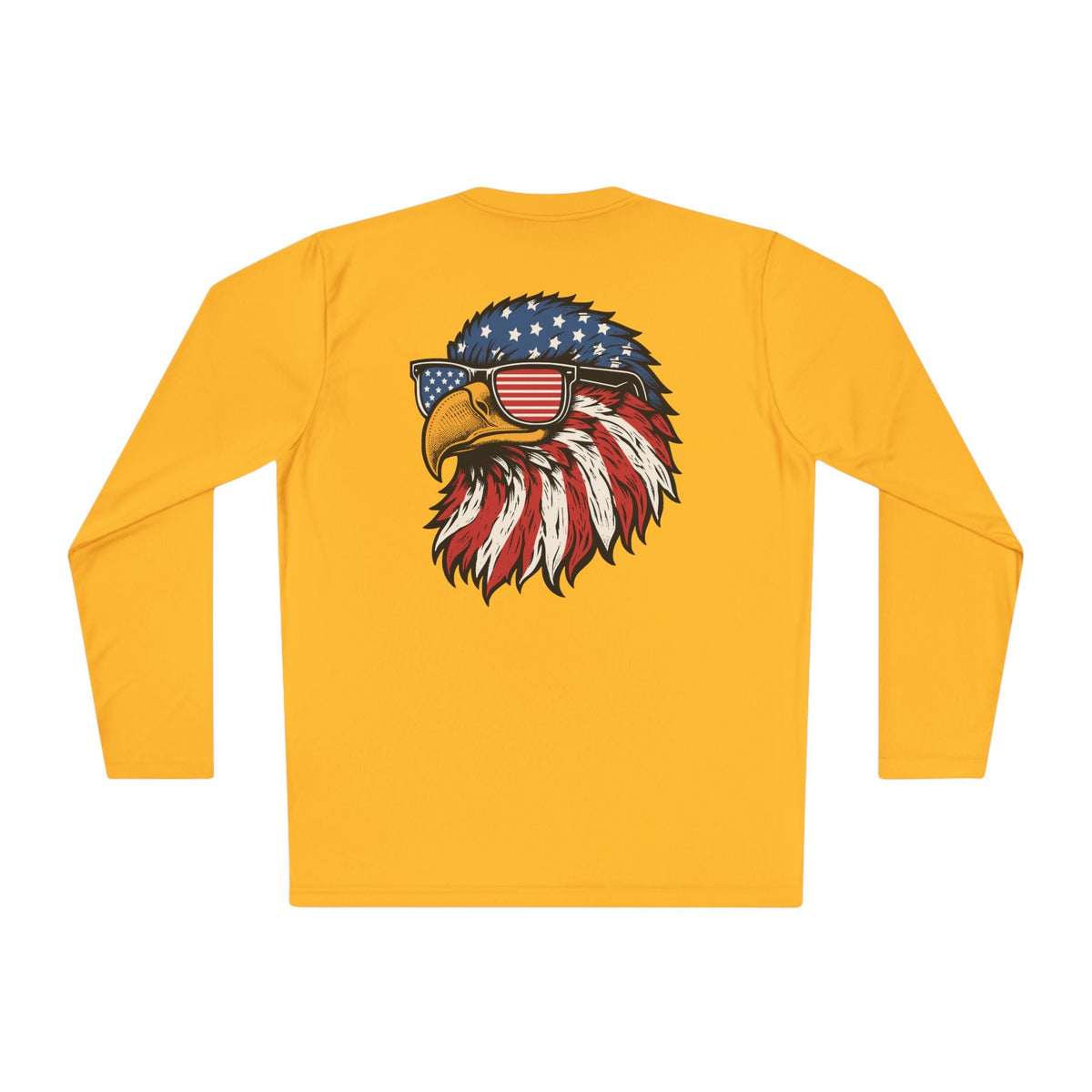 Patriotic Fishing Long Sleeve Tee - Unisex Tee for Outdoor Adventures, Fishing Gear, Vacation Wear, Independence Day Gift, Casual Comfort - Get Tight Gear