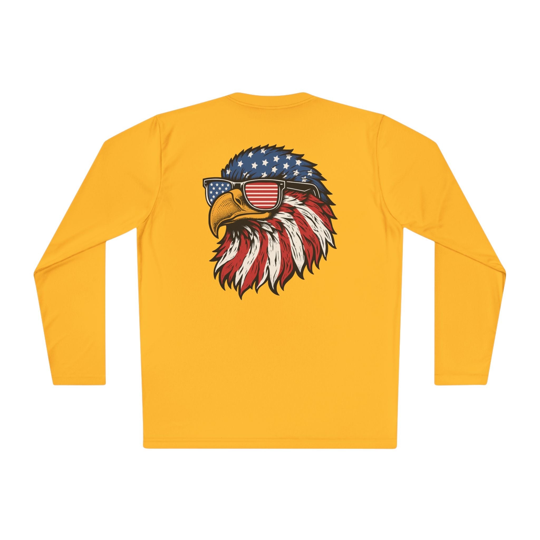 Patriotic Fishing Long Sleeve Tee - Unisex Tee for Outdoor Adventures, Fishing Gear, Vacation Wear, Independence Day Gift, Casual Comfort - Get Tight Gear