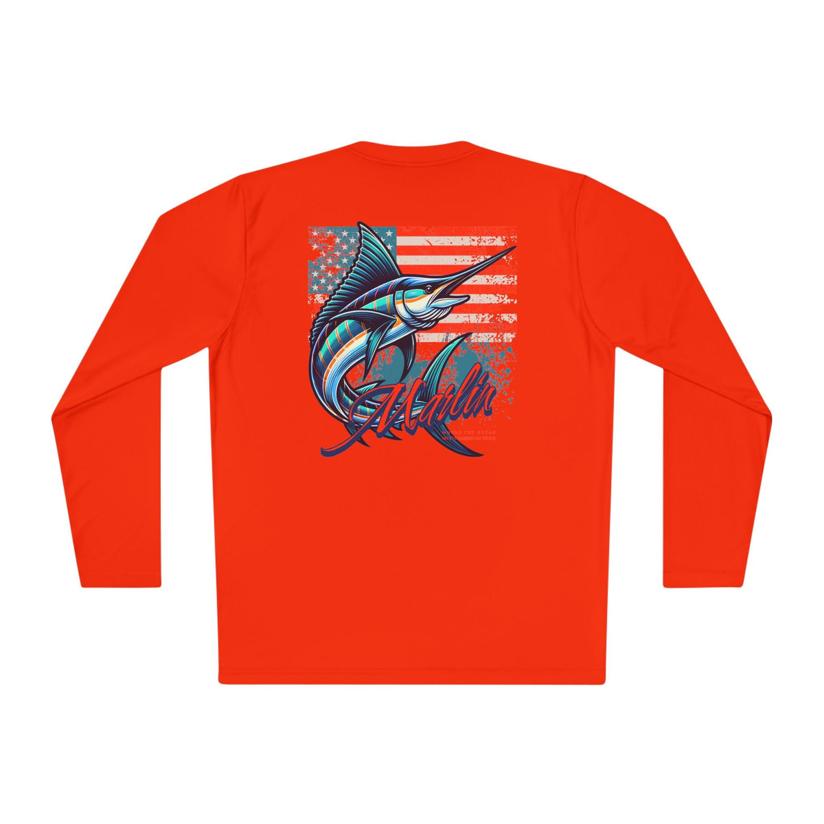 Patriotic Fishing Long Sleeve Tee - Unisex Tee for Outdoor Adventures, Fishing Gear, Vacation Wear, Independence Day Gift, Casual Comfort - Get Tight Gear