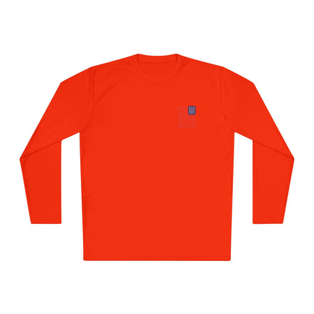 Patriotic Fishing Long Sleeve Tee - Unisex Tee for Outdoor Adventures, Fishing Gear, Vacation Wear, Independence Day Gift, Casual Comfort - Get Tight Gear