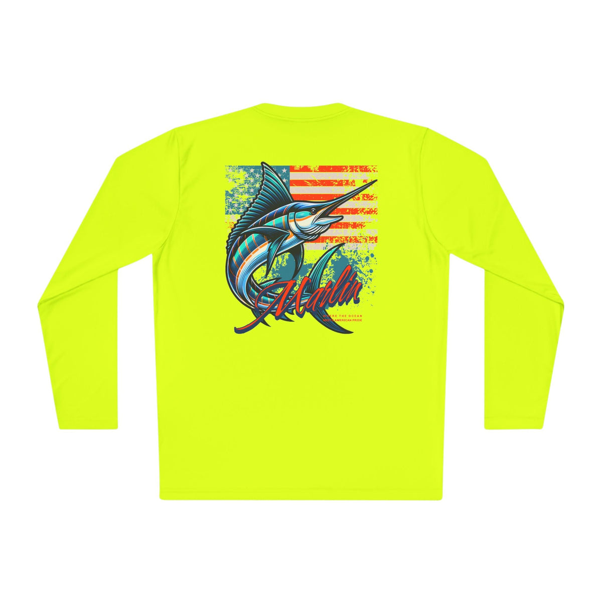Patriotic Fishing Long Sleeve Tee - Unisex Tee for Outdoor Adventures, Fishing Gear, Vacation Wear, Independence Day Gift, Casual Comfort - Get Tight Gear