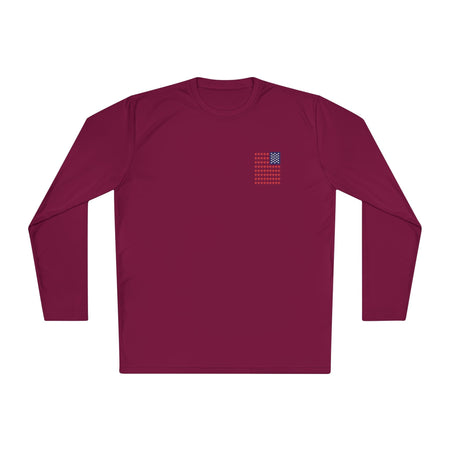 Patriotic Fishing Long Sleeve Tee - Unisex Tee for Outdoor Adventures, Fishing Gear, Vacation Wear, Independence Day Gift, Casual Comfort - Get Tight Gear