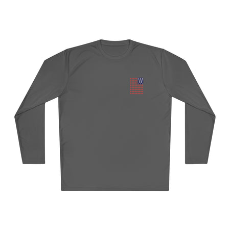 Patriotic Fishing Long Sleeve Tee - Unisex Tee for Outdoor Adventures, Fishing Gear, Vacation Wear, Independence Day Gift, Casual Comfort - Get Tight Gear