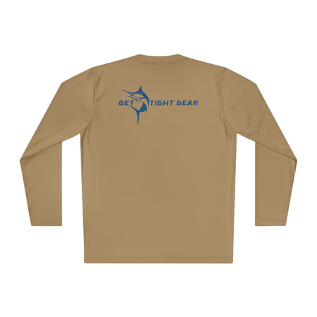 Patriotic Fishing Long Sleeve Tee - Unisex Tee for Outdoor Adventures, Fishing Gear, Vacation Wear, Independence Day Gift, Casual Comfort - Get Tight Gear