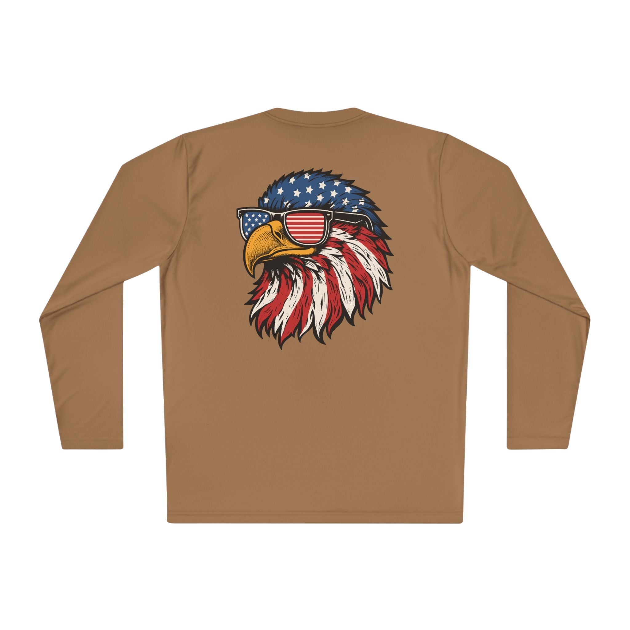 Patriotic Fishing Long Sleeve Tee - Unisex Tee for Outdoor Adventures, Fishing Gear, Vacation Wear, Independence Day Gift, Casual Comfort - Get Tight Gear