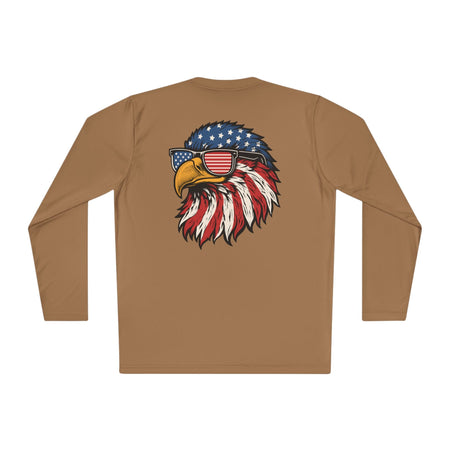 Patriotic Fishing Long Sleeve Tee - Unisex Tee for Outdoor Adventures, Fishing Gear, Vacation Wear, Independence Day Gift, Casual Comfort - Get Tight Gear