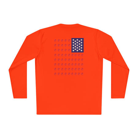 Patriotic Fishing Long Sleeve Tee - Unisex Tee for Outdoor Adventures, Fishing Gear, Vacation Wear, Independence Day Gift, Casual Comfort - Get Tight Gear
