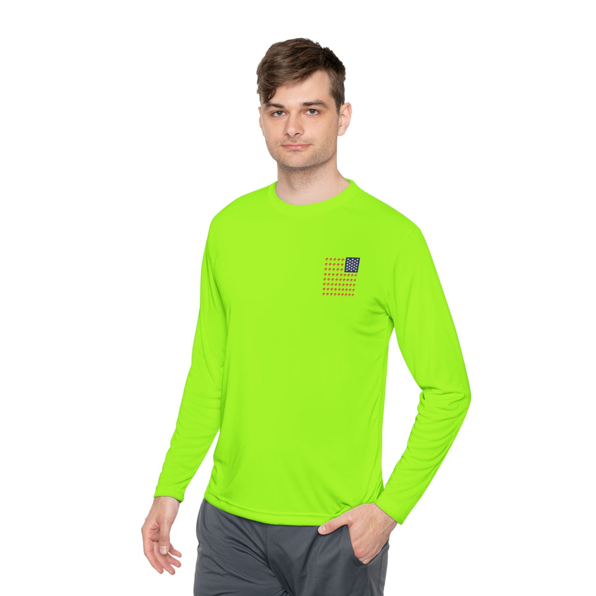 Patriotic Fishing Long Sleeve Tee - Unisex Tee for Outdoor Adventures, Fishing Gear, Vacation Wear, Independence Day Gift, Casual Comfort - Get Tight Gear
