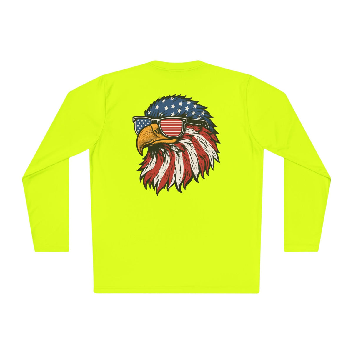Patriotic Fishing Long Sleeve Tee - Unisex Tee for Outdoor Adventures, Fishing Gear, Vacation Wear, Independence Day Gift, Casual Comfort - Get Tight Gear