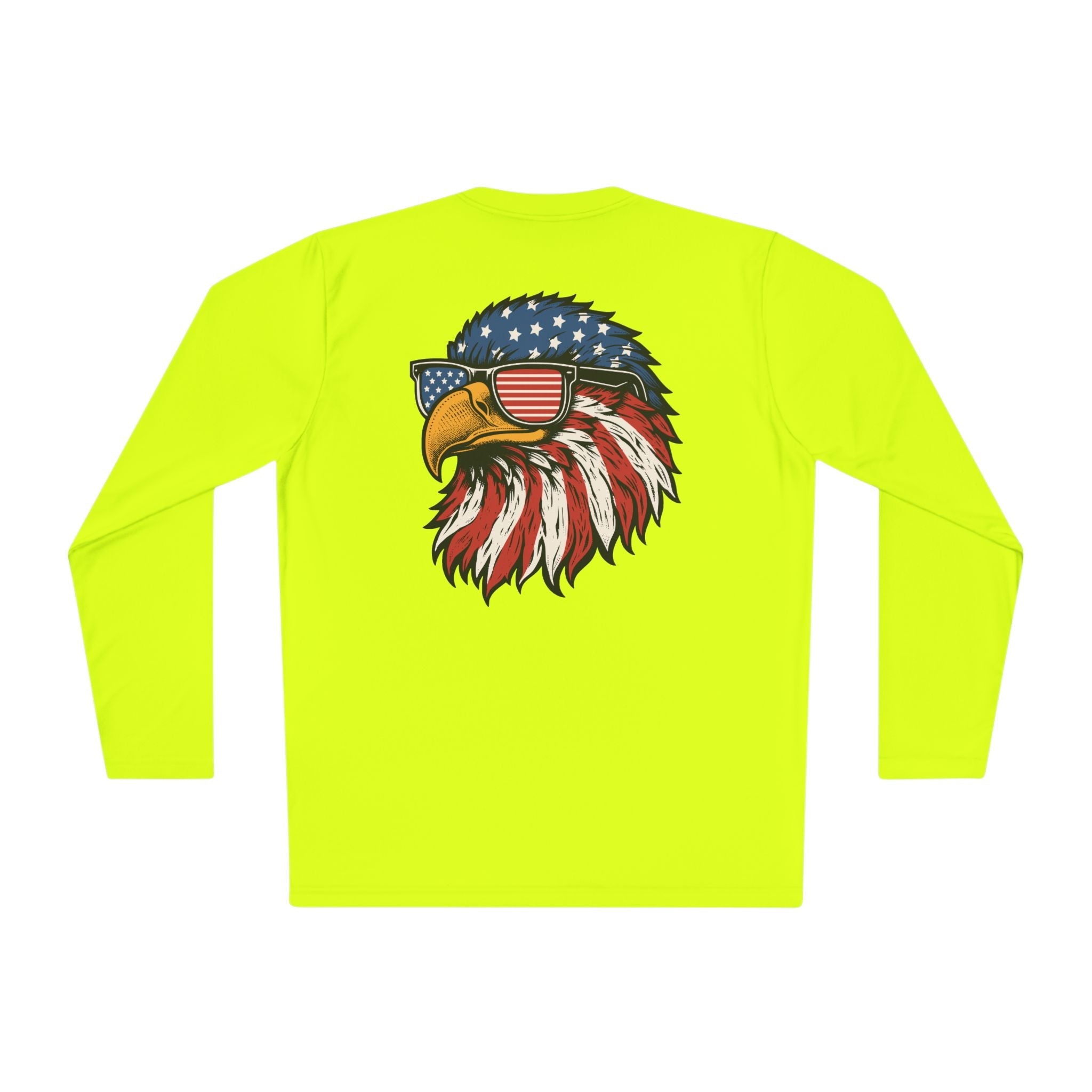 Patriotic Fishing Long Sleeve Tee - Unisex Tee for Outdoor Adventures, Fishing Gear, Vacation Wear, Independence Day Gift, Casual Comfort - Get Tight Gear