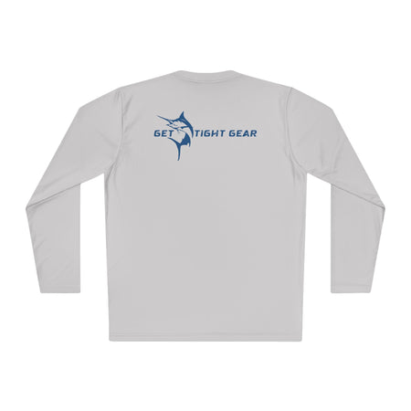 Patriotic Fishing Long Sleeve Tee - Unisex Tee for Outdoor Adventures, Fishing Gear, Vacation Wear, Independence Day Gift, Casual Comfort - Get Tight Gear