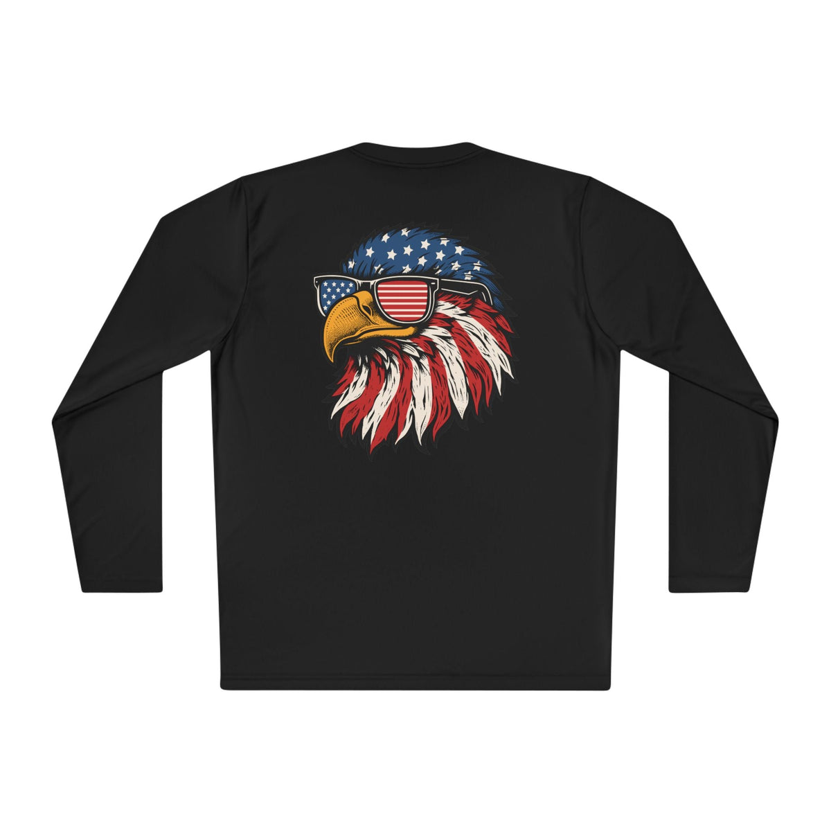Patriotic Fishing Long Sleeve Tee - Unisex Tee for Outdoor Adventures, Fishing Gear, Vacation Wear, Independence Day Gift, Casual Comfort - Get Tight Gear
