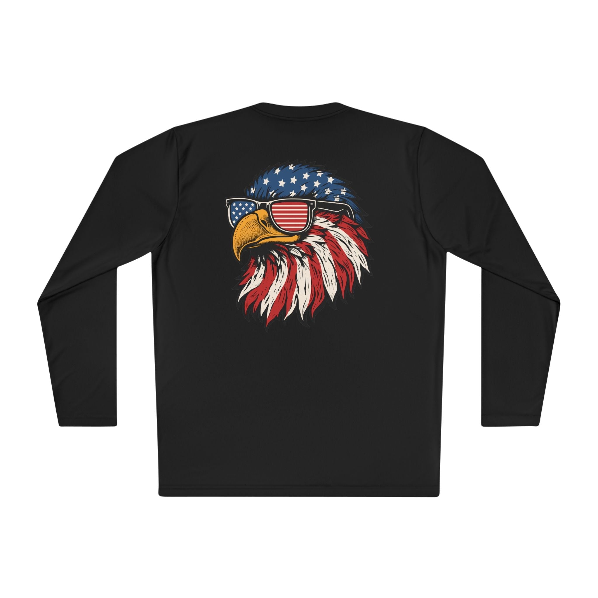 Patriotic Fishing Long Sleeve Tee - Unisex Tee for Outdoor Adventures, Fishing Gear, Vacation Wear, Independence Day Gift, Casual Comfort - Get Tight Gear