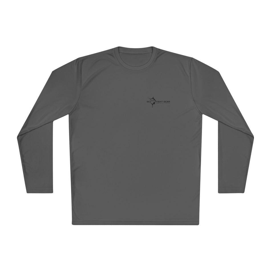 Patriotic Fishing Long Sleeve Tee - Unisex Tee for Outdoor Adventures, Fishing Gear, Vacation Wear, Independence Day Gift, Casual Comfort - Get Tight Gear