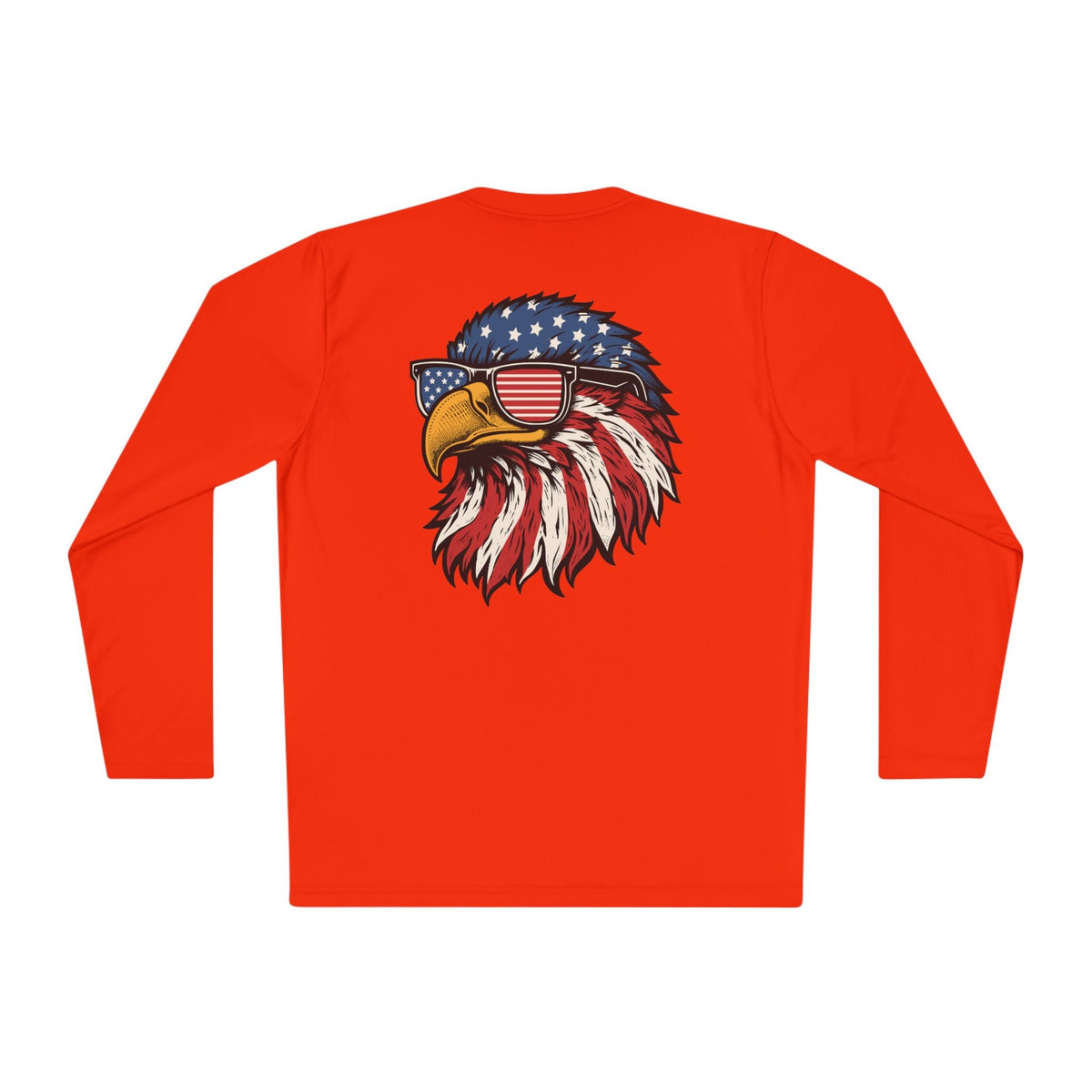 Patriotic Fishing Long Sleeve Tee - Unisex Tee for Outdoor Adventures, Fishing Gear, Vacation Wear, Independence Day Gift, Casual Comfort - Get Tight Gear
