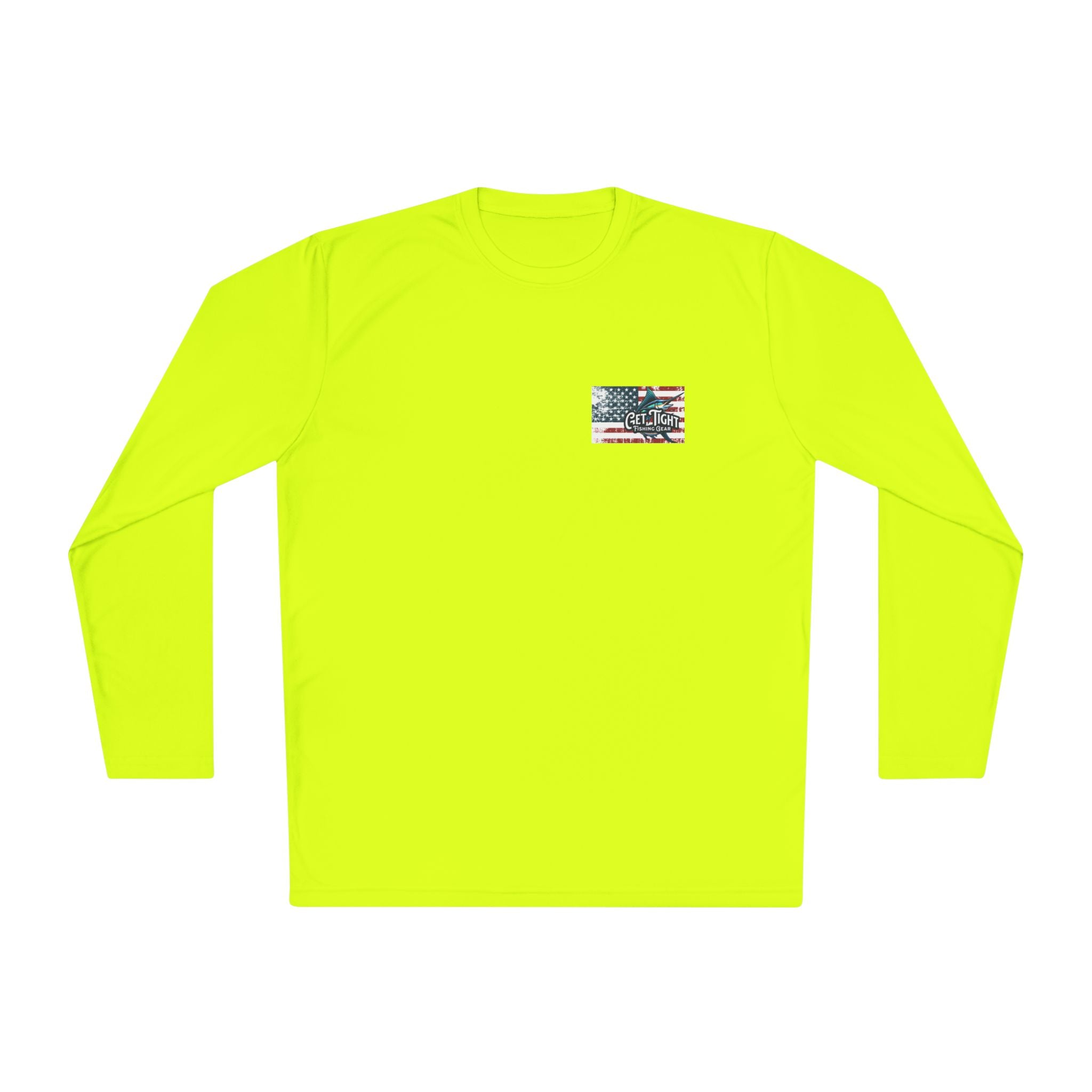 Patriotic Fishing Long Sleeve Tee - Unisex Tee for Outdoor Adventures, Fishing Gear, Vacation Wear, Independence Day Gift, Casual Comfort - Get Tight Gear