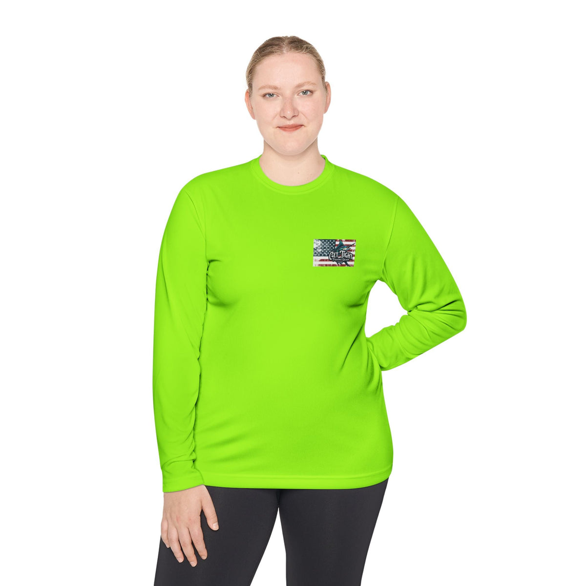 Patriotic Fishing Long Sleeve Tee - Unisex Tee for Outdoor Adventures, Fishing Gear, Vacation Wear, Independence Day Gift, Casual Comfort - Get Tight Gear