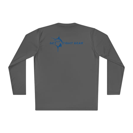 Patriotic Fishing Long Sleeve Tee - Unisex Tee for Outdoor Adventures, Fishing Gear, Vacation Wear, Independence Day Gift, Casual Comfort - Get Tight Gear