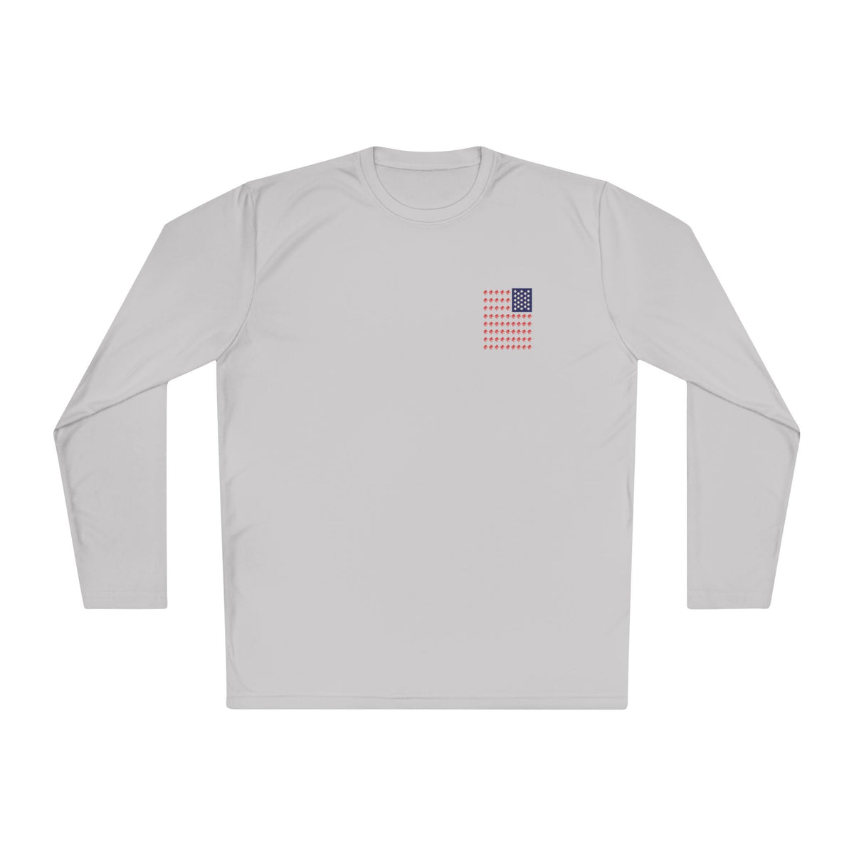 Patriotic Fishing Long Sleeve Tee - Unisex Tee for Outdoor Adventures, Fishing Gear, Vacation Wear, Independence Day Gift, Casual Comfort - Get Tight Gear