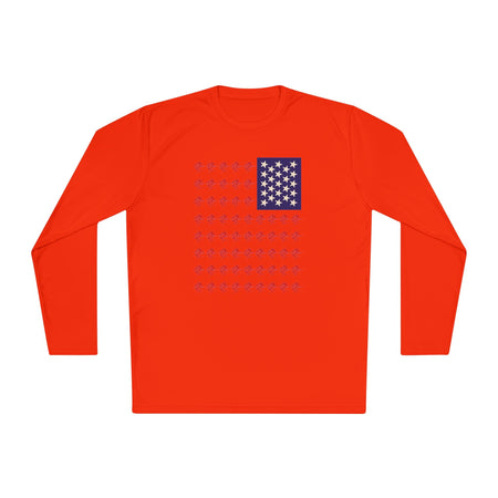 Patriotic Fishing Long Sleeve Tee - Unisex Tee for Outdoor Adventures, Fishing Gear, Vacation Wear, Independence Day Gift, Casual Comfort - Get Tight Gear