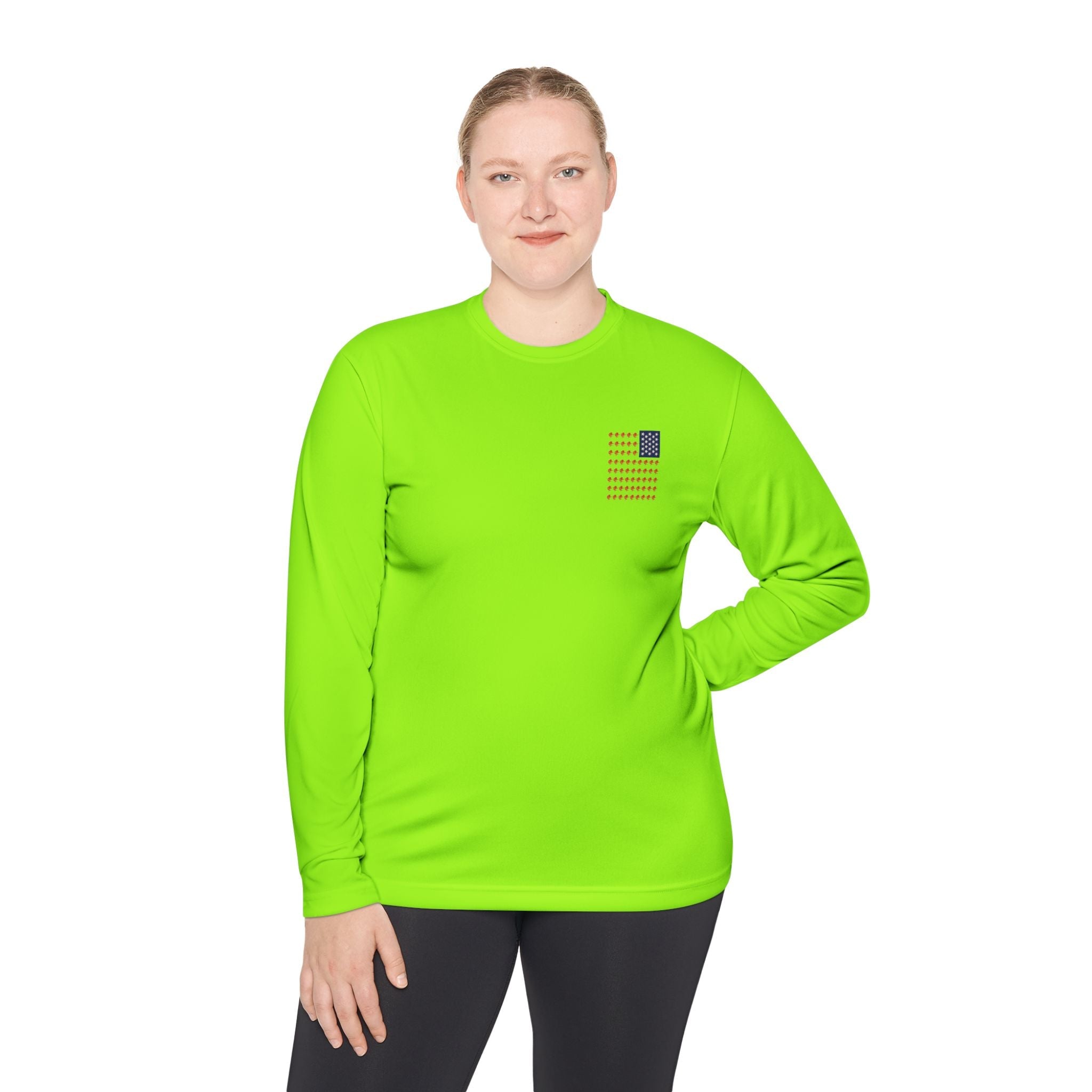Patriotic Fishing Long Sleeve Tee - Unisex Tee for Outdoor Adventures, Fishing Gear, Vacation Wear, Independence Day Gift, Casual Comfort - Get Tight Gear