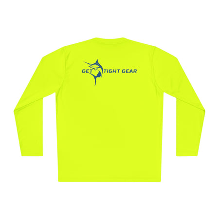 Patriotic Fishing Long Sleeve Tee - Unisex Tee for Outdoor Adventures, Fishing Gear, Vacation Wear, Independence Day Gift, Casual Comfort - Get Tight Gear