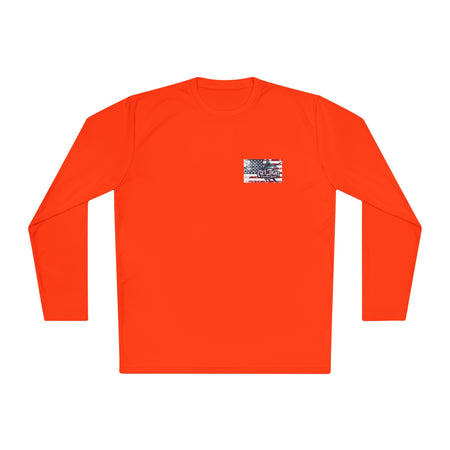 Patriotic Fishing Long Sleeve Tee - Unisex Tee for Outdoor Adventures, Fishing Gear, Vacation Wear, Independence Day Gift, Casual Comfort - Get Tight Gear