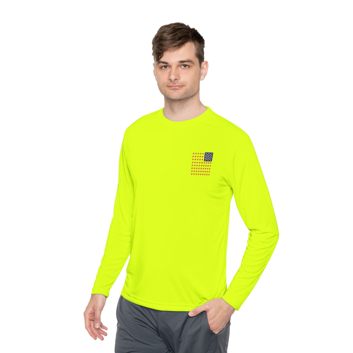 Patriotic Fishing Long Sleeve Tee - Unisex Tee for Outdoor Adventures, Fishing Gear, Vacation Wear, Independence Day Gift, Casual Comfort - Get Tight Gear
