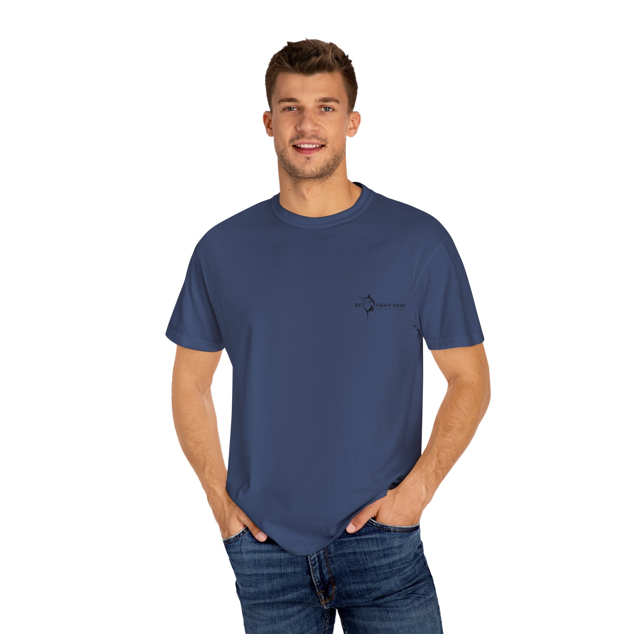 Patriotic Graphic Tee | Unisex T-Shirt for Independence Day, BBQs, Casual Outings, Fisherman Gift, Fourth of July Celebration - Get Tight Gear