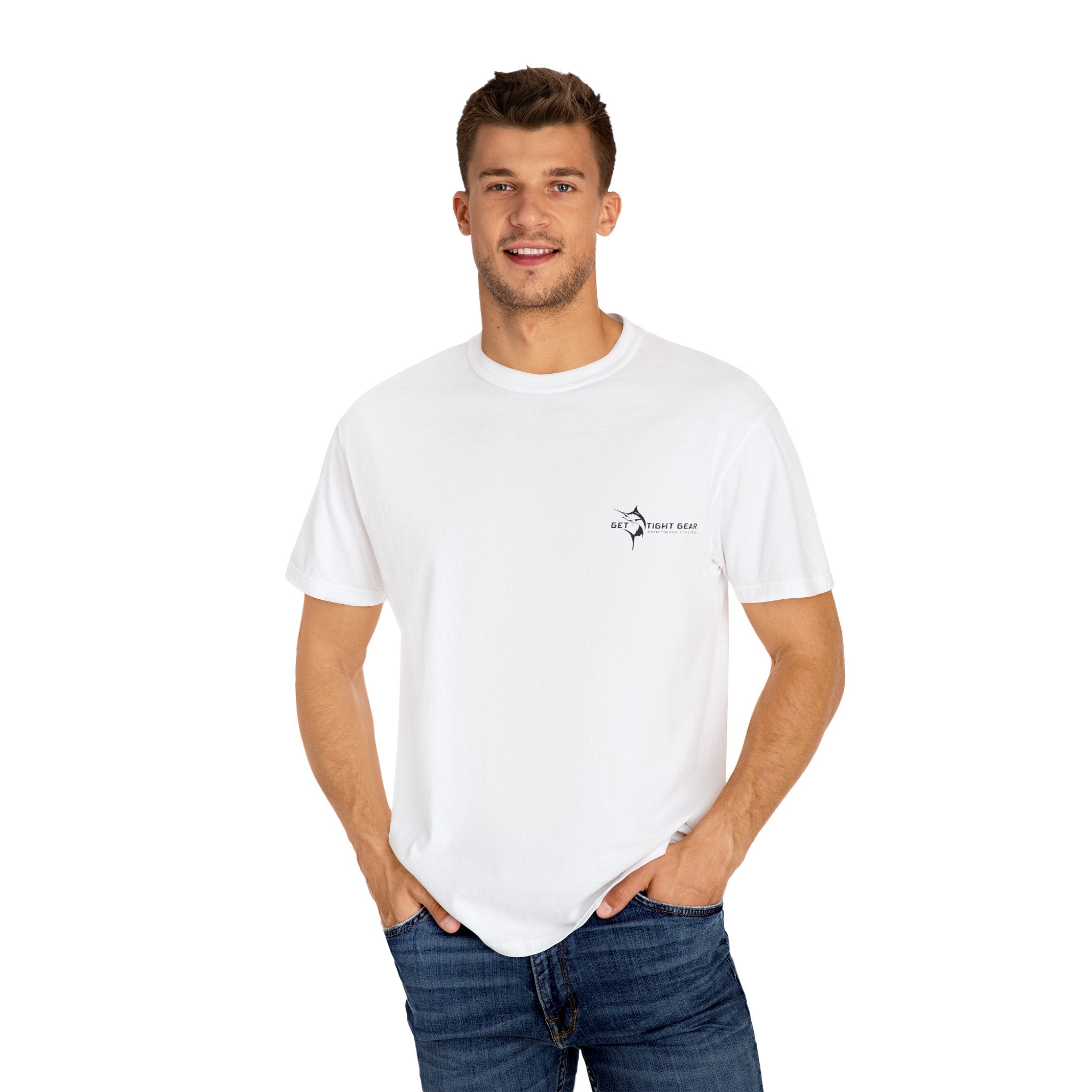 Patriotic Graphic Tee | Unisex T-Shirt for Independence Day, BBQs, Casual Outings, Fisherman Gift, Fourth of July Celebration - Get Tight Gear