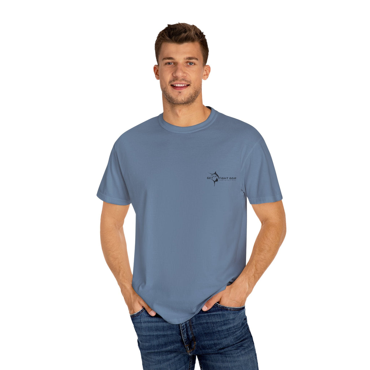 Patriotic Graphic Tee | Unisex T-Shirt for Independence Day, BBQs, Casual Outings, Fisherman Gift, Fourth of July Celebration - Get Tight Gear