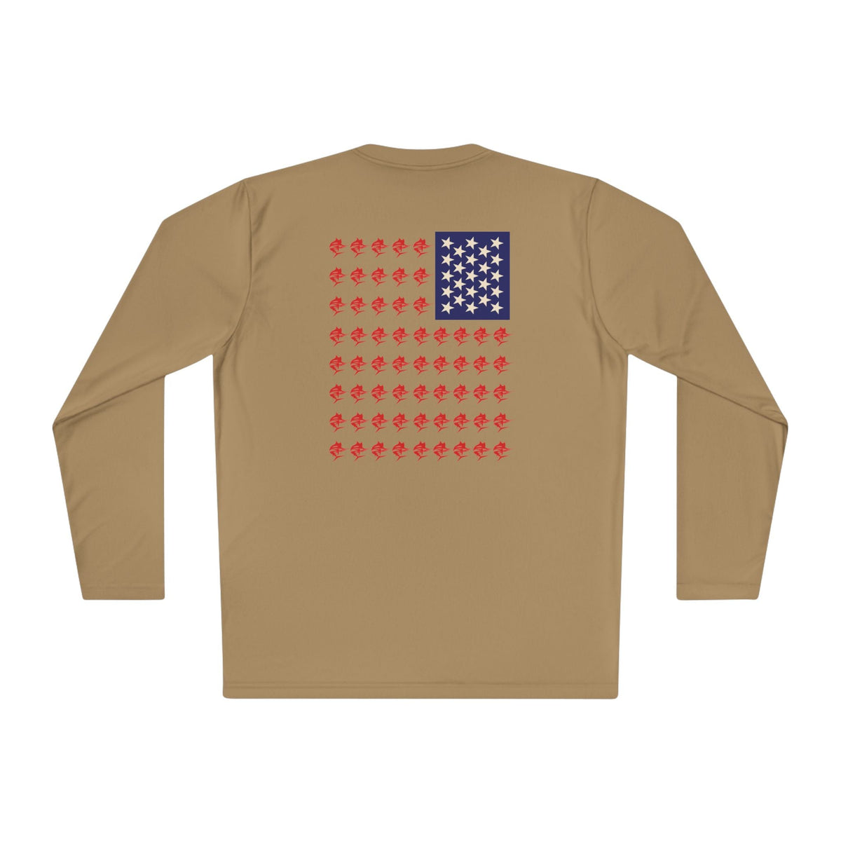 Patriotic Long Sleeve Fishing Shirt, 4th of July, fireworks, fishing - Get Tight Gear