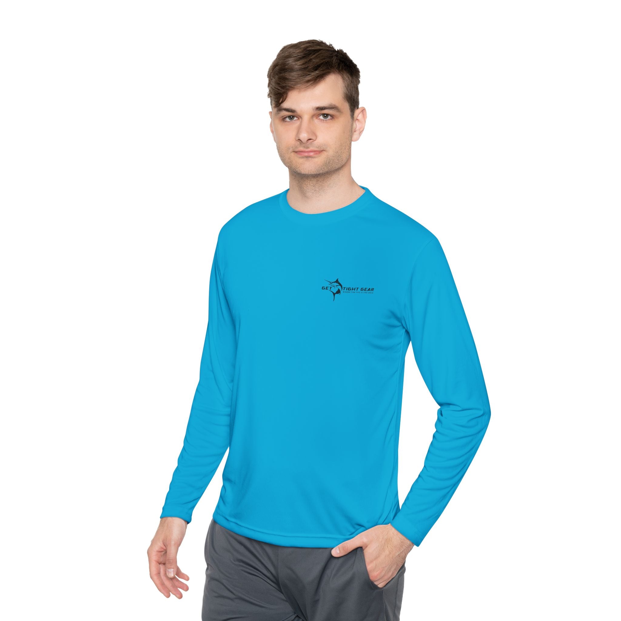 Patriotic Long Sleeve Fishing Shirt, 4th of July, fireworks, fishing - Get Tight Gear