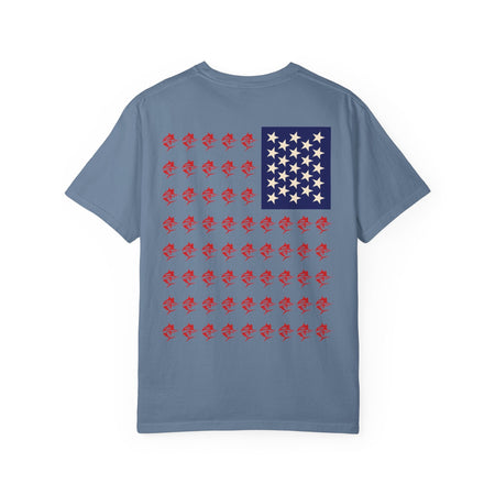 Patriotic Marlin Graphic T-Shirt, American Flag Tee, Summer Casual Wear, Unisex Gift, Independence Day Stylish Top - Get Tight Gear
