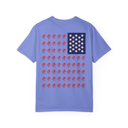 Patriotic Marlin Graphic T-Shirt, American Flag Tee, Summer Casual Wear, Unisex Gift, Independence Day Stylish Top - Get Tight Gear